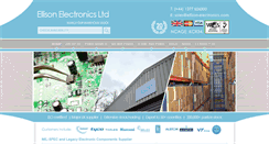Desktop Screenshot of ellison-electronics.com