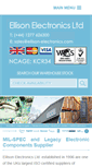 Mobile Screenshot of ellison-electronics.com